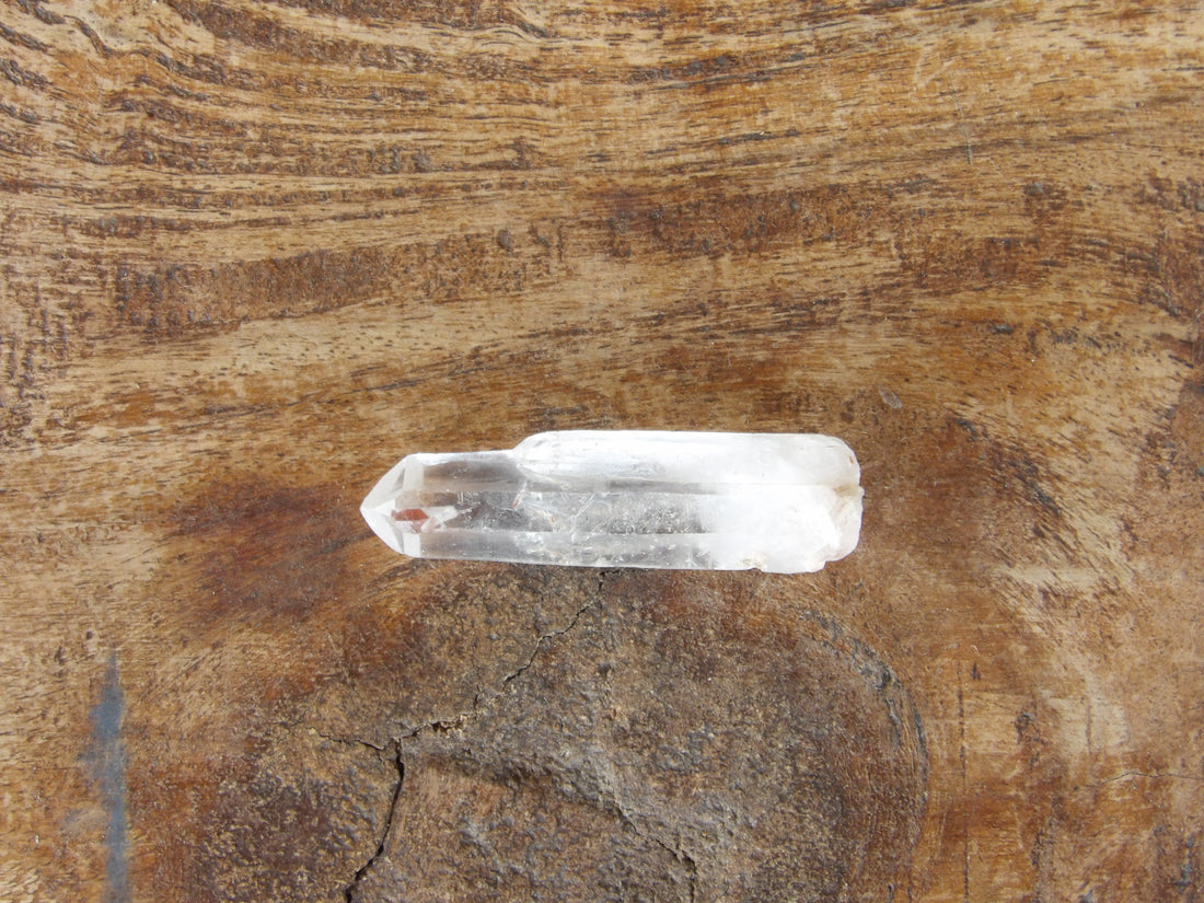 Clear quartz point Sedona charged limited release - natural inclusion