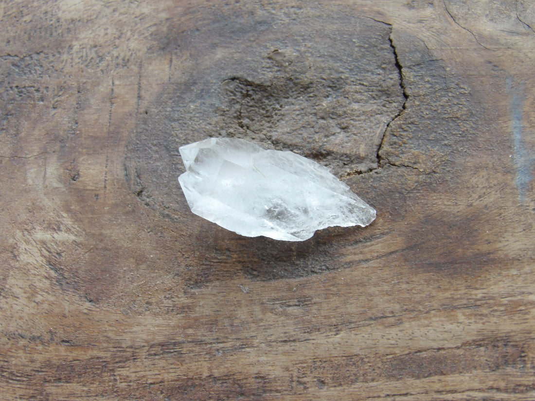 Clear quartz point for meditation Sedona charged