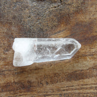 Clear quartz pocket point  natural crystal