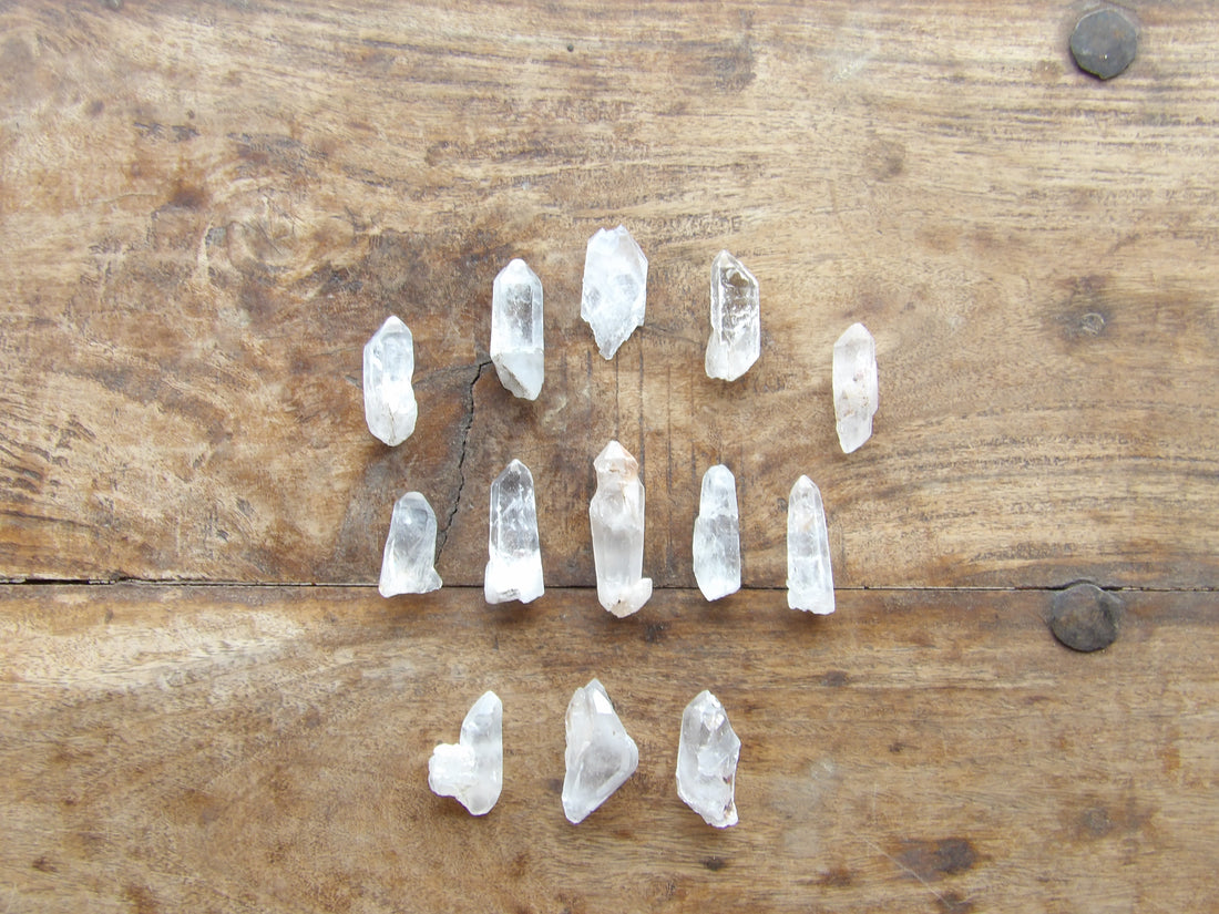 Sedona Charged Clear Quartz Points — Series VI