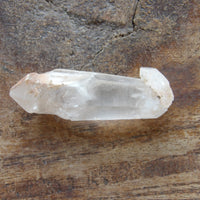 Sedona charged clear quartz point unique formation