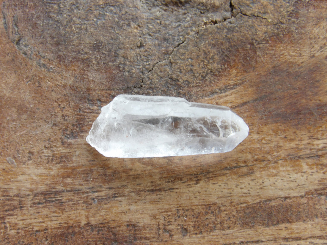 Sedona charged clear quartz point Companion formation
