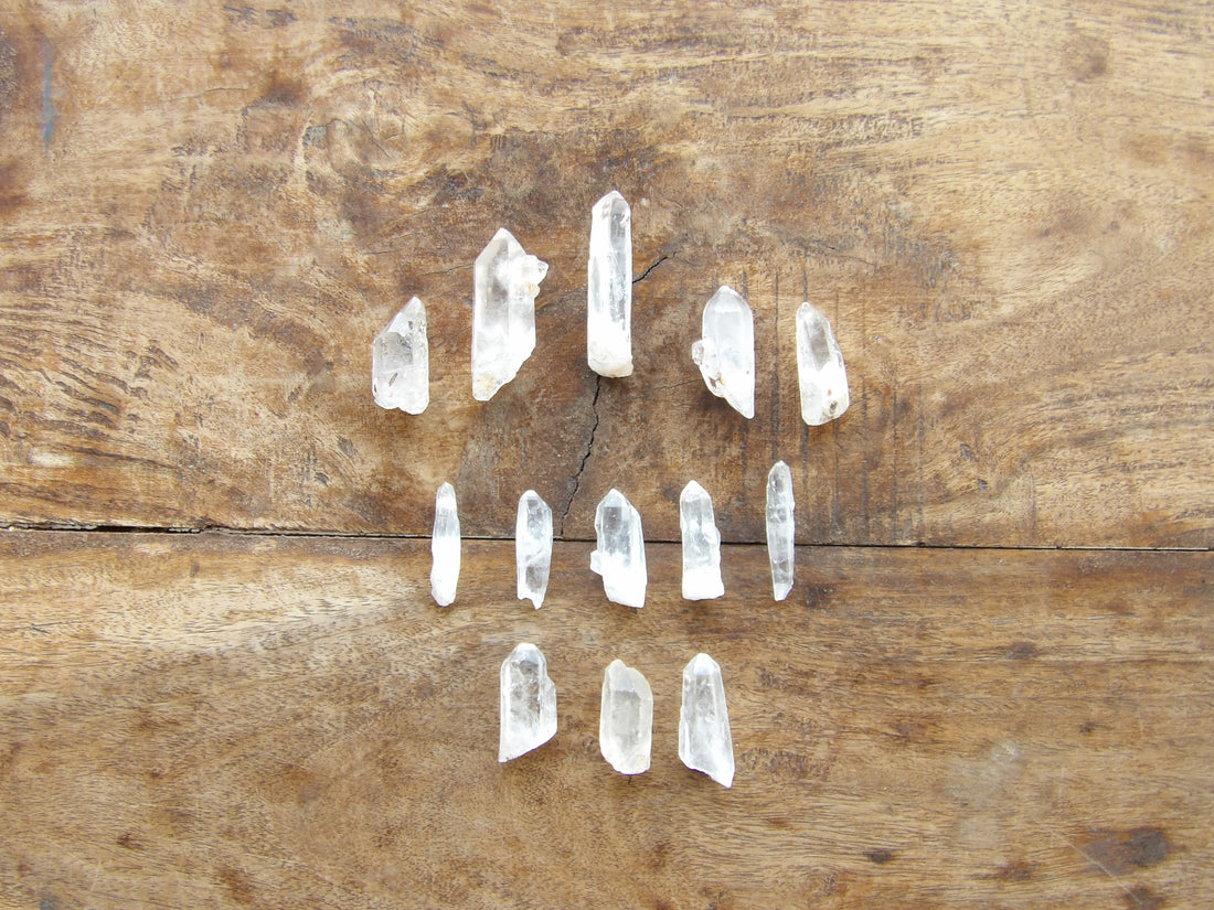 Series 5 Sedona Charged Clear Quartz point natural tip