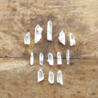 Series 5 Sedona Charged Clear Quartz point natural tip