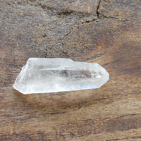 Sedona charged clear quartz point unique formation