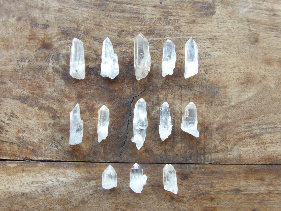 Clear quartz points Sedona charged limited release