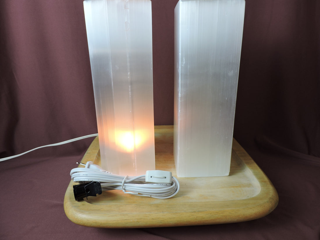 Selenite Lamp 10" Tall (Price Per Piece)