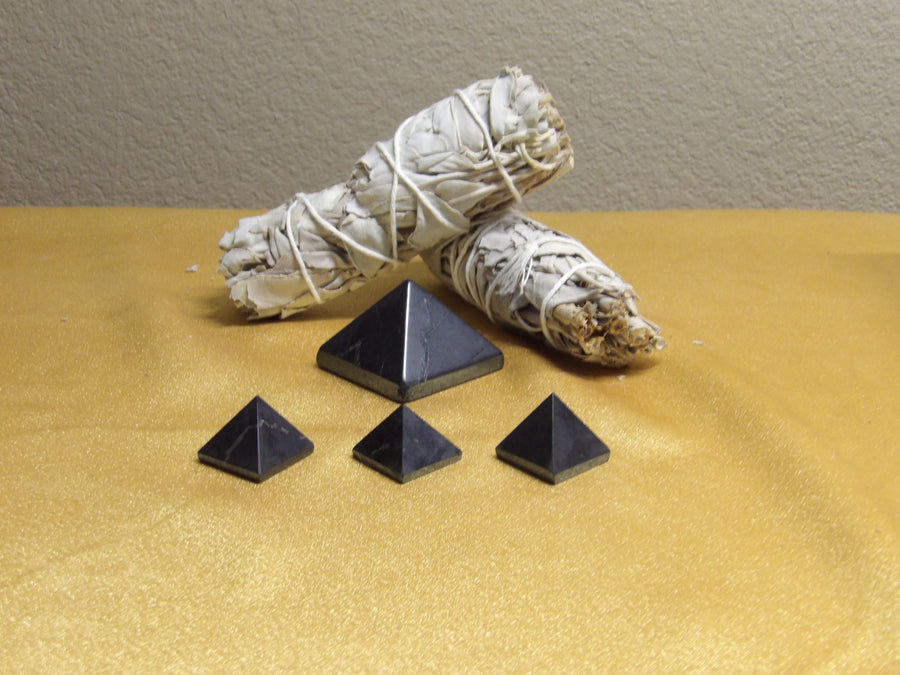 Shungite Pyramids – Small & Medium