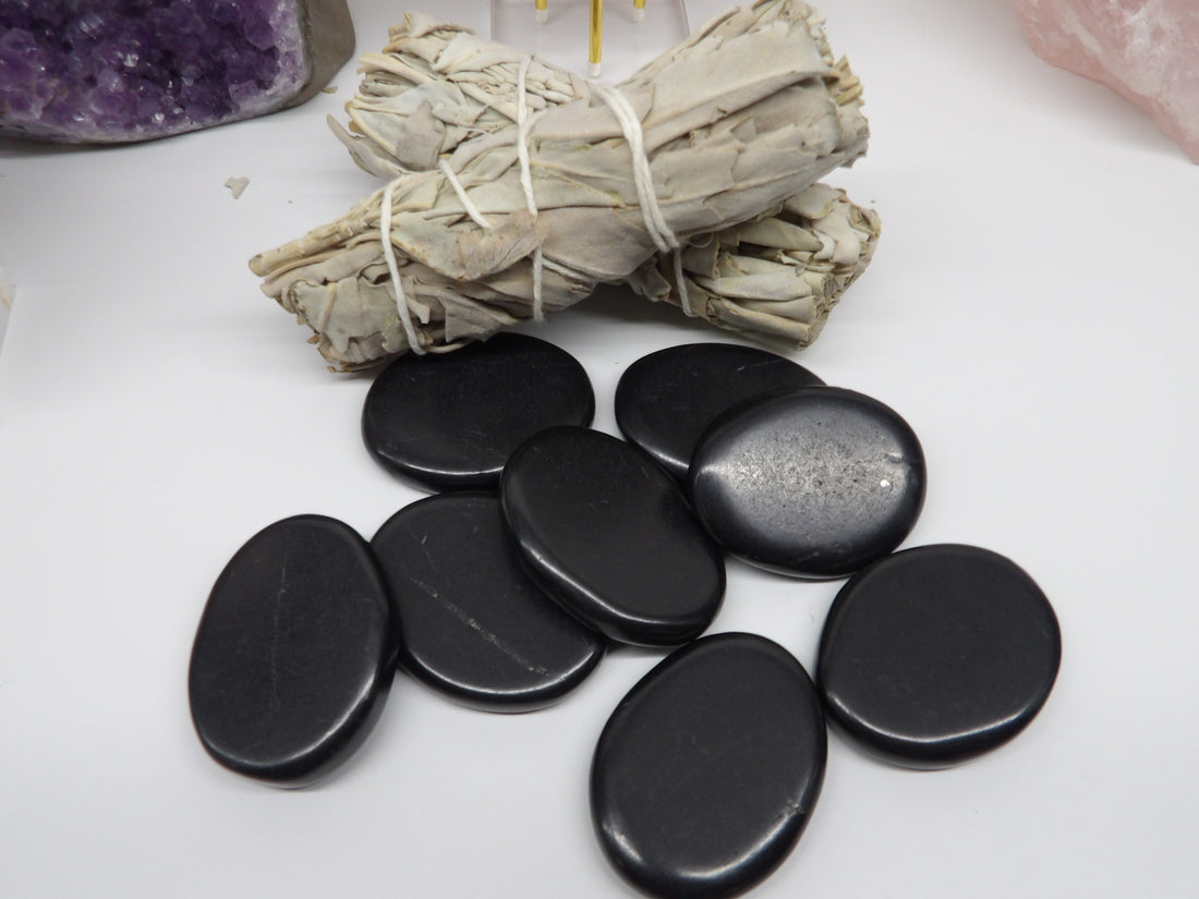 black shungite crystal
