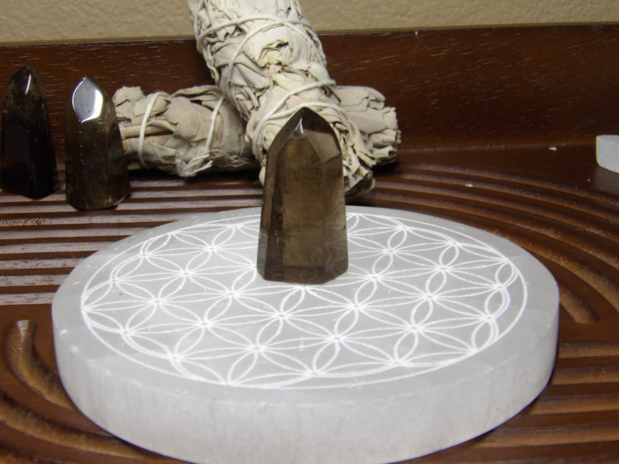 Smoky Quartz Points – Polished & Rough