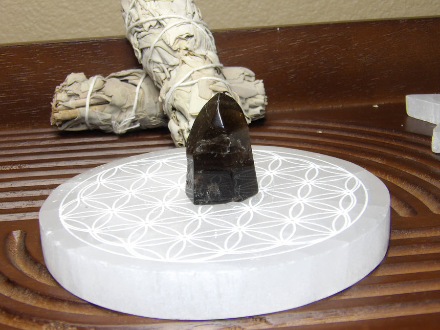 Smoky Quartz Points – Polished & Rough