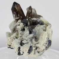 Smoky Quartz & Aegerine Specimen on Matrix – Malawi