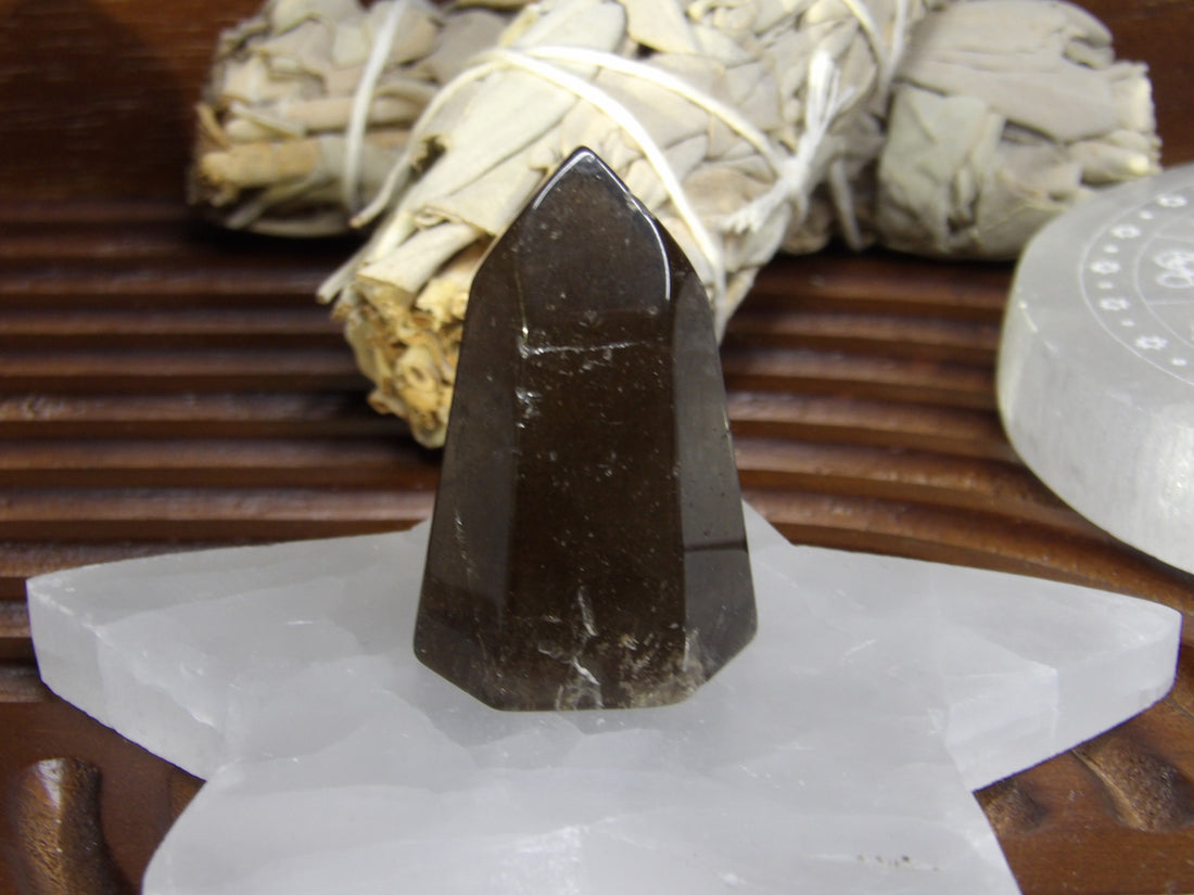 Smoky Quartz Points – Polished & Rough