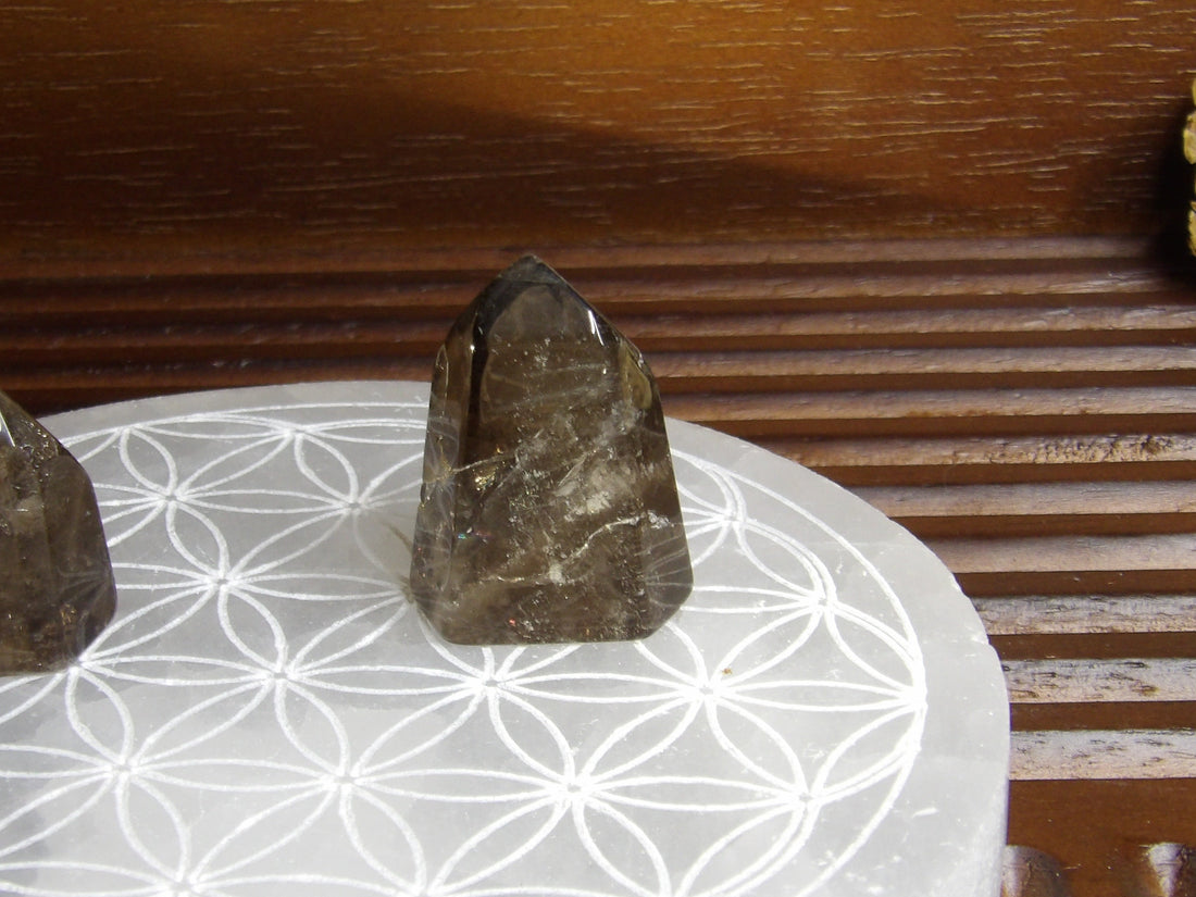 Smoky Quartz Points – Polished & Rough