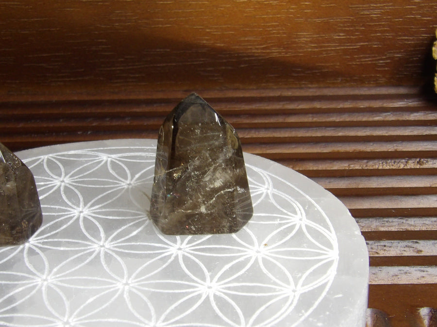 Smoky Quartz Points – Polished & Rough