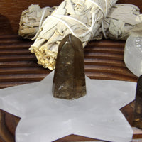 Smoky Quartz Points – Polished & Rough