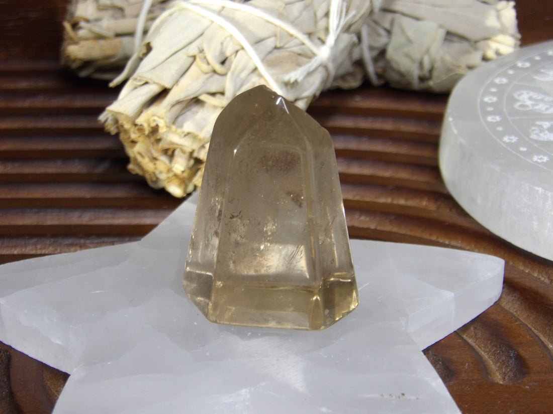 Smoky Quartz Points – Polished & Rough