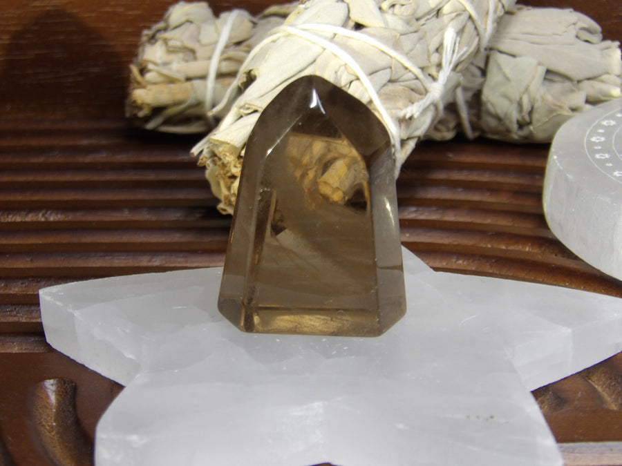 Smoky Quartz Points – Polished & Rough
