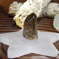 Smoky Quartz Points – Polished & Rough