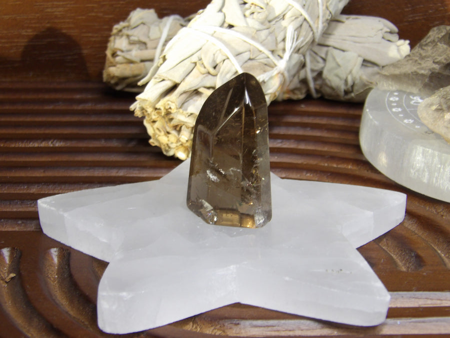 Smoky Quartz Points – Polished & Rough