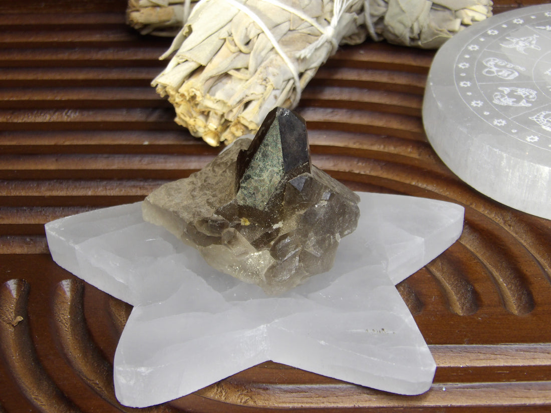 Smoky Quartz Points – Polished & Rough