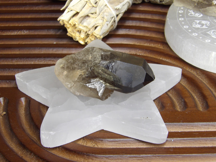Smoky Quartz Points – Polished & Rough