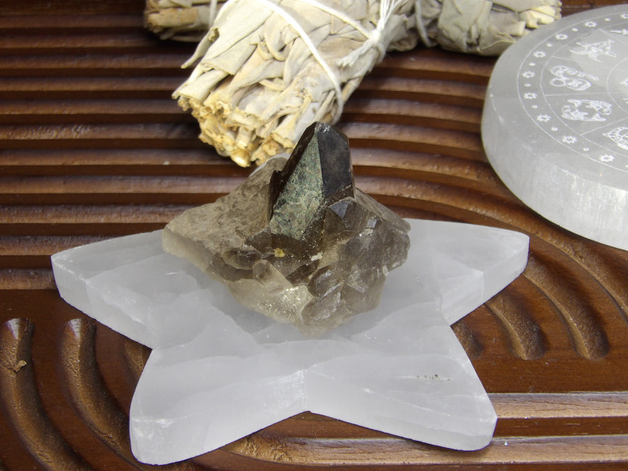 Smoky Quartz Points – Polished & Rough