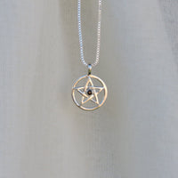 Moldavite Pentacle Pendant