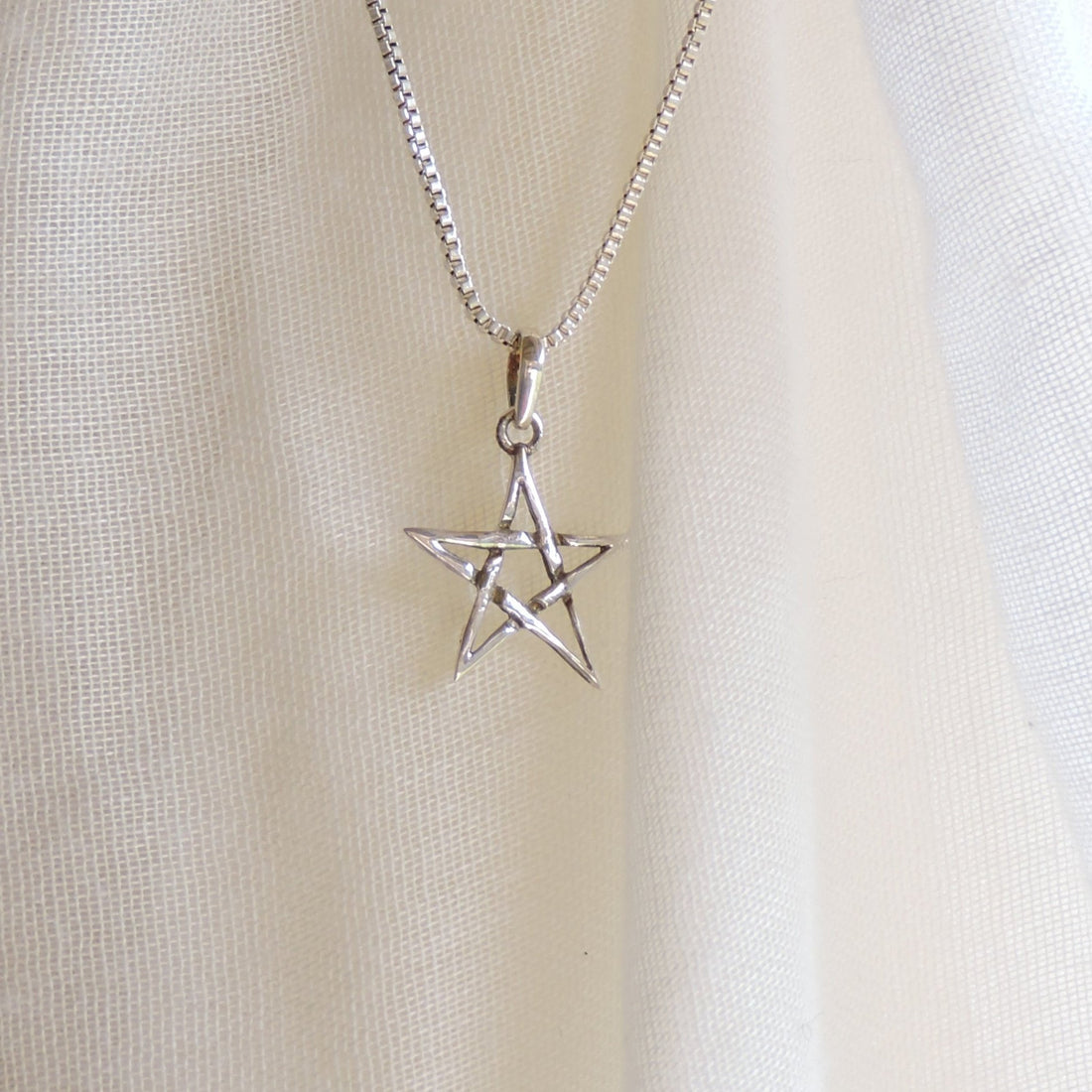 Small Sterling Silver Star Pendant