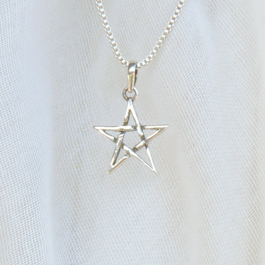 Small Sterling Silver Star Pendant