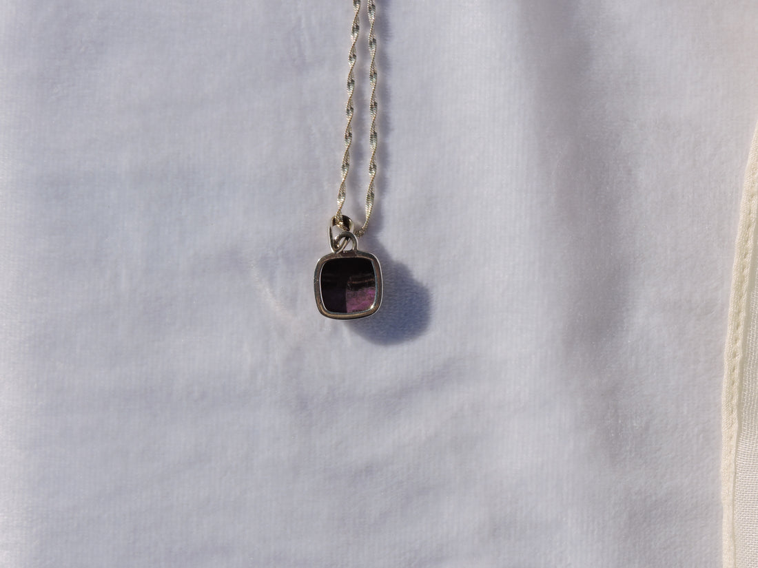 Sugilite Square Pendant