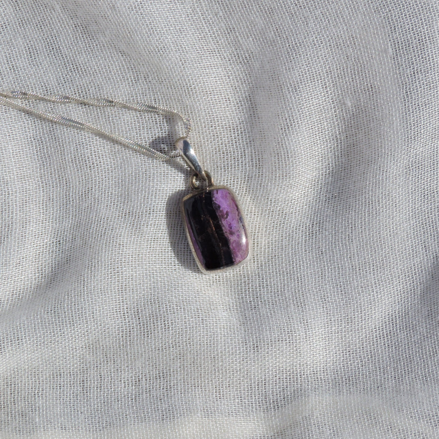 Sugilite Rectangle Pendant