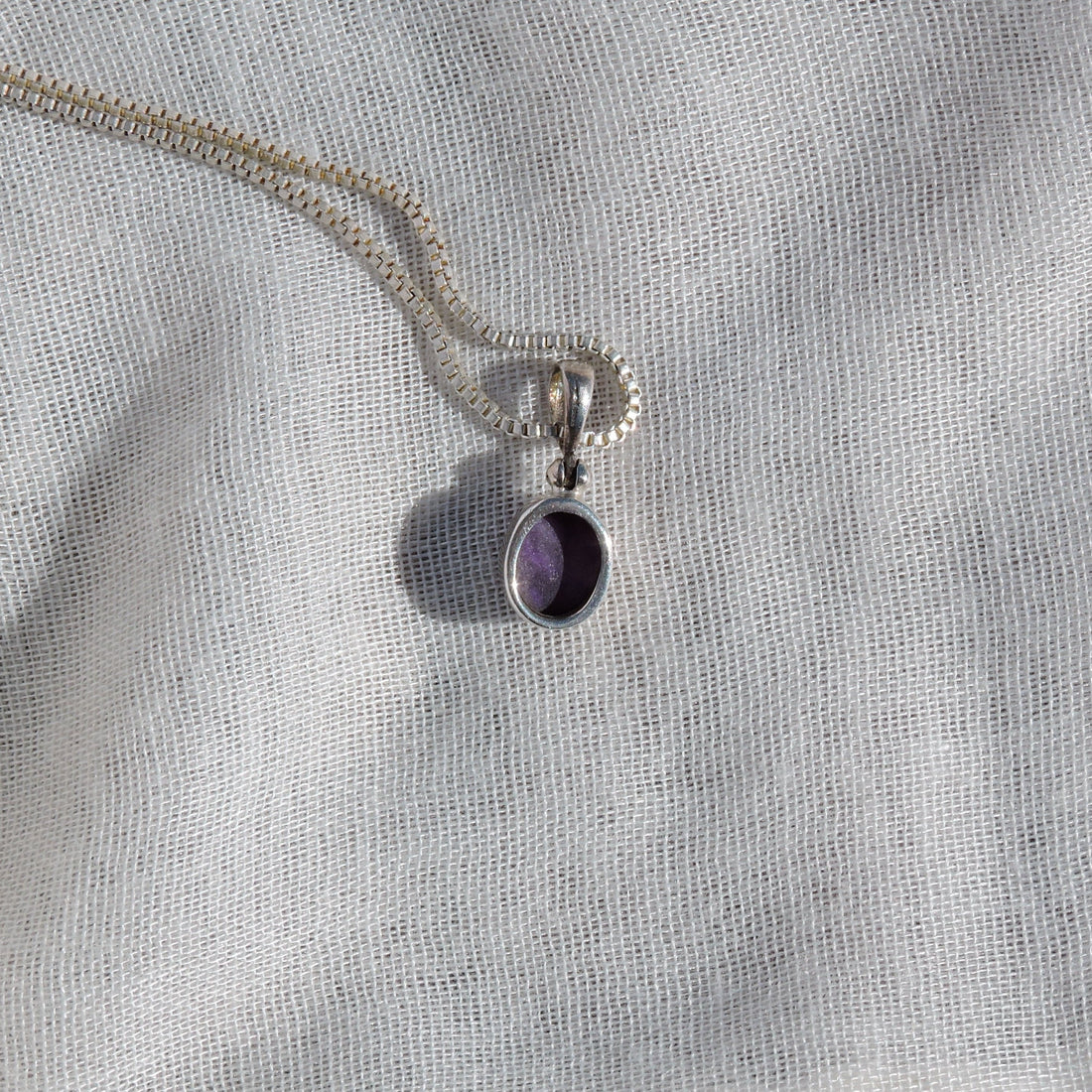 Sugilite Small Oval Pendant