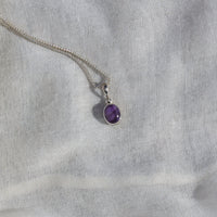 Sugilite Small Oval Pendant