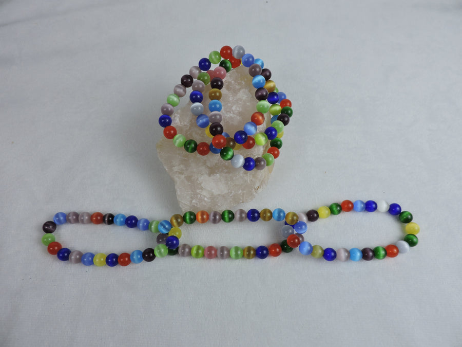 Multi-Colored 3 Strand Bracelet (Price Per Piece)