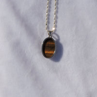 Tiger's Eye Oval Pendant