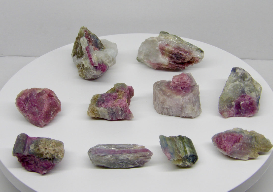 Pink & Green Tourmaline from Urubu, Minas Gerais, Brazil