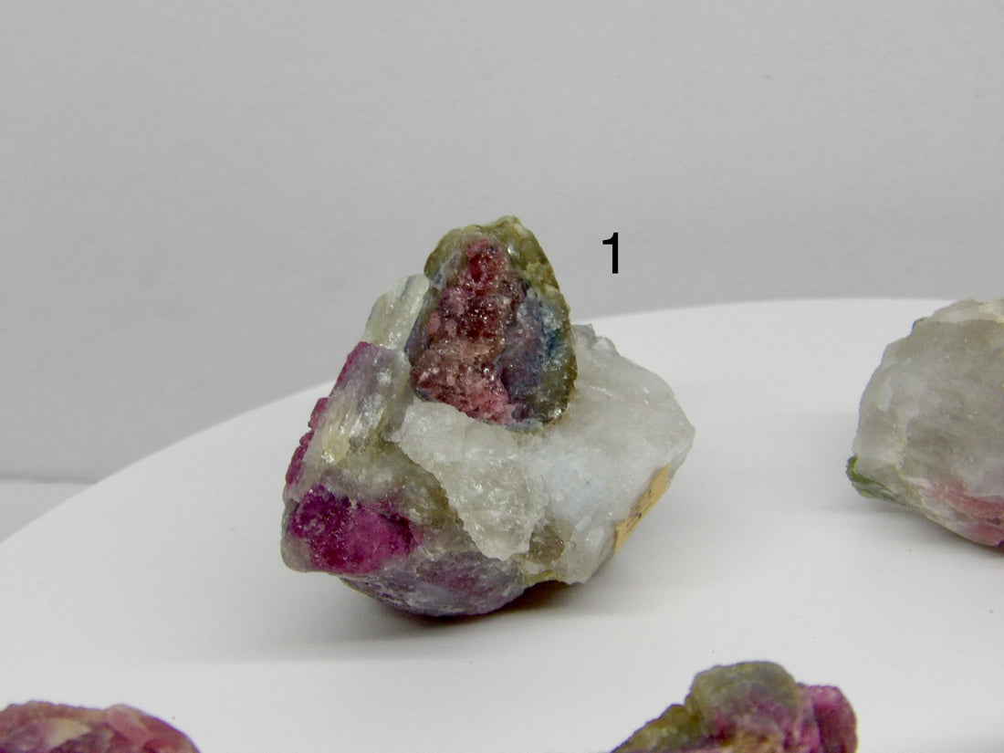 Pink & Green Tourmaline from Urubu, Minas Gerais, Brazil