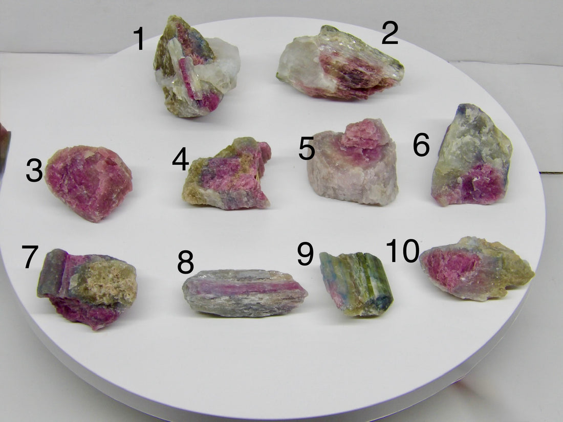 Pink & Green Tourmaline from Urubu, Minas Gerais, Brazil
