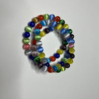 Multi-Colored 3 Strand Bracelet (Price Per Piece)