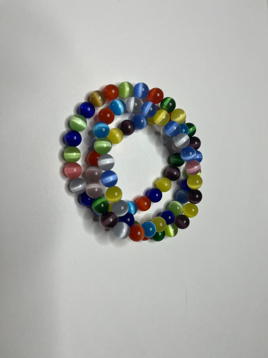 Multi-Colored 3 Strand Bracelet (Price Per Piece)