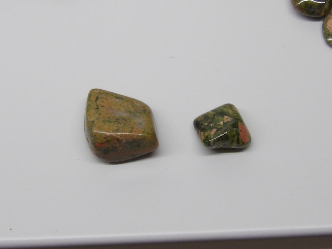 Unakite stones for balance