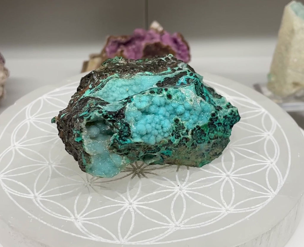 Druzy Chrysocolla Specimen