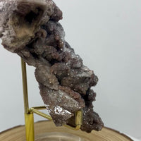 Dogtooth Calcite with Druzy Quartz — Santa Eulalia, Chihuahua, Mexico