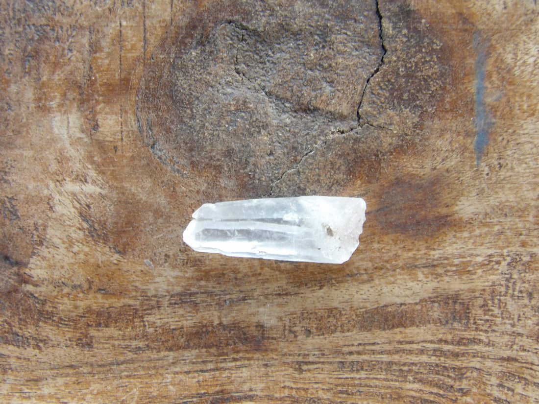 Clear quartz point for meditation Sedona charged