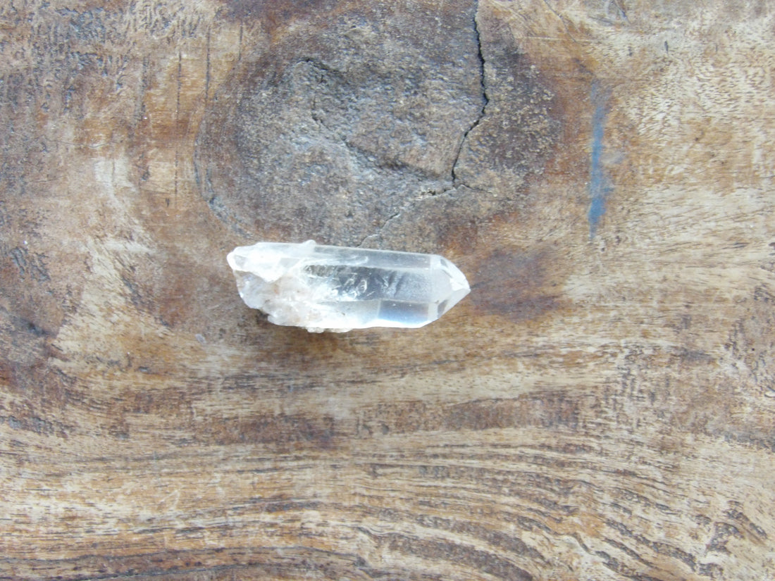 Sedona charged clear quartz point unique formation