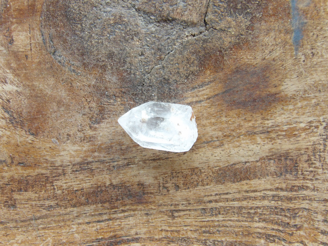 Tiny Sedona Charged Clear Quartz point 